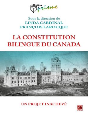 cover image of La constitution bilingue du Canada